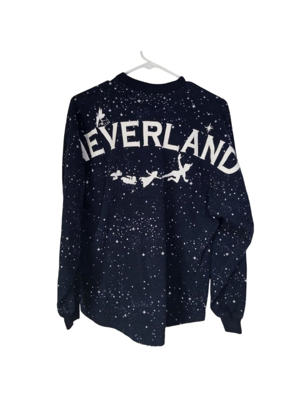 Disney Store Spirit Jersey NEVERLAND Peter Pan Constellation Navy Blue XS - Picture 4 of 10
